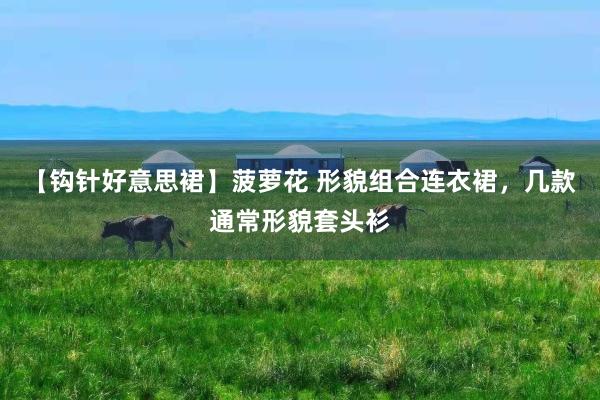 【钩针好意思裙】菠萝花 形貌组合连衣裙，几款通常形貌套头衫